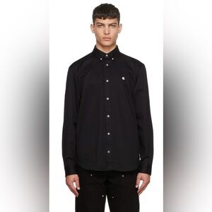 CARHARTT WIP cotton twill button down shirt